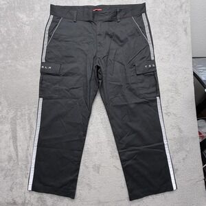 Tesla Pants Mens Measured 44x30 Black Cargo Reflective Uniform Employee 8412R